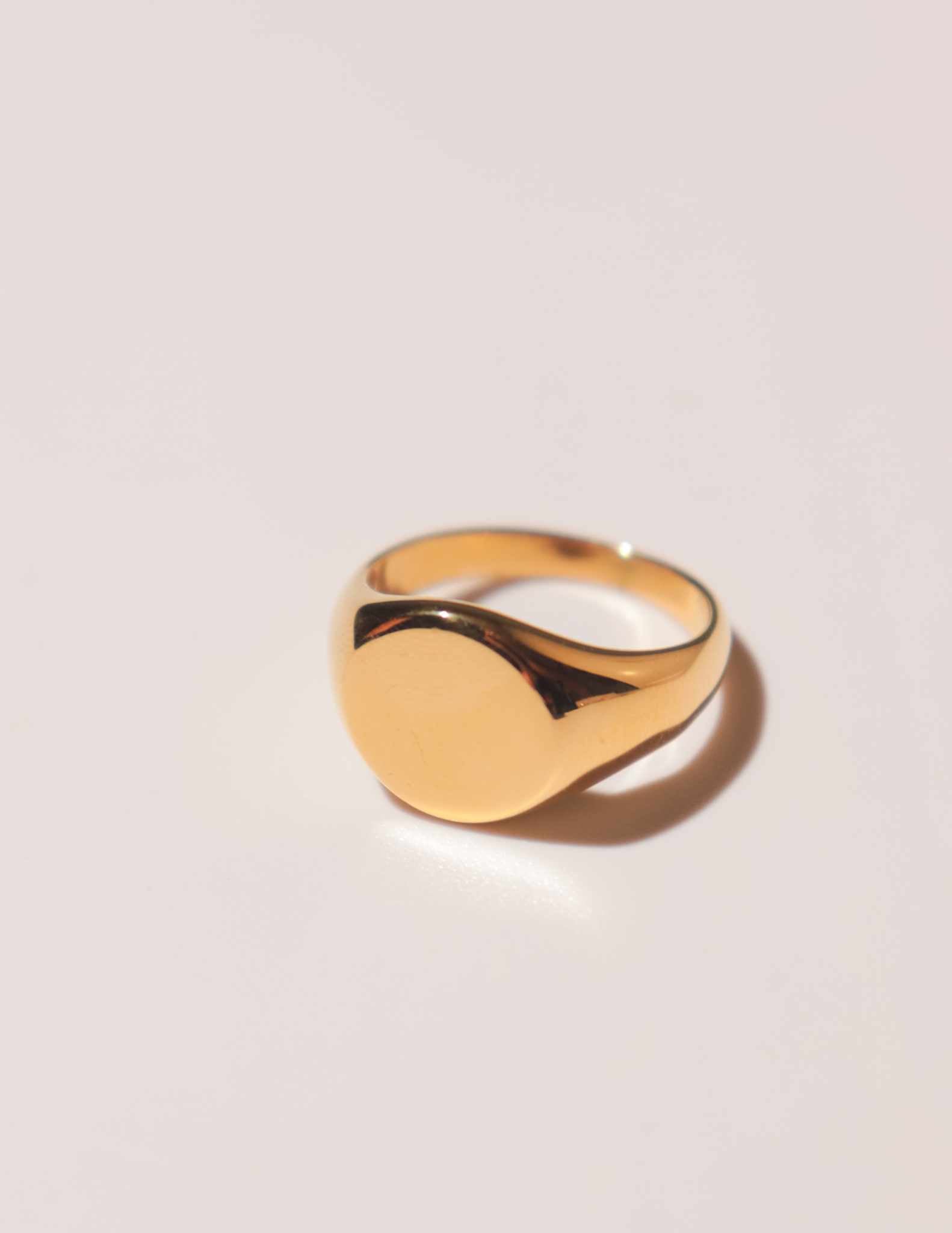 Round Signet Ring