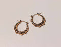 Bamboo Knot Hoops
