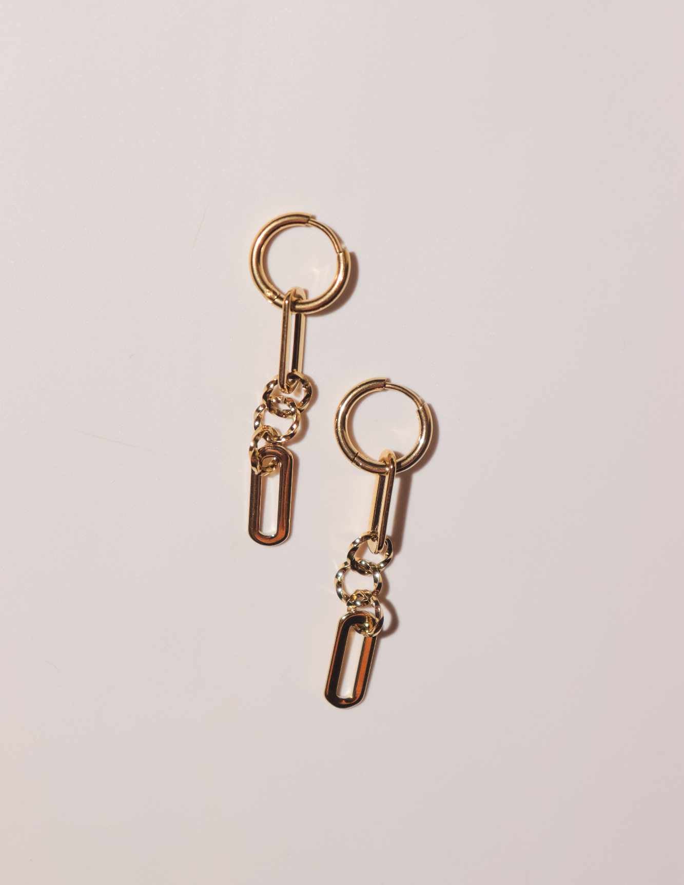 DANGLING Paperclip EARRINGS