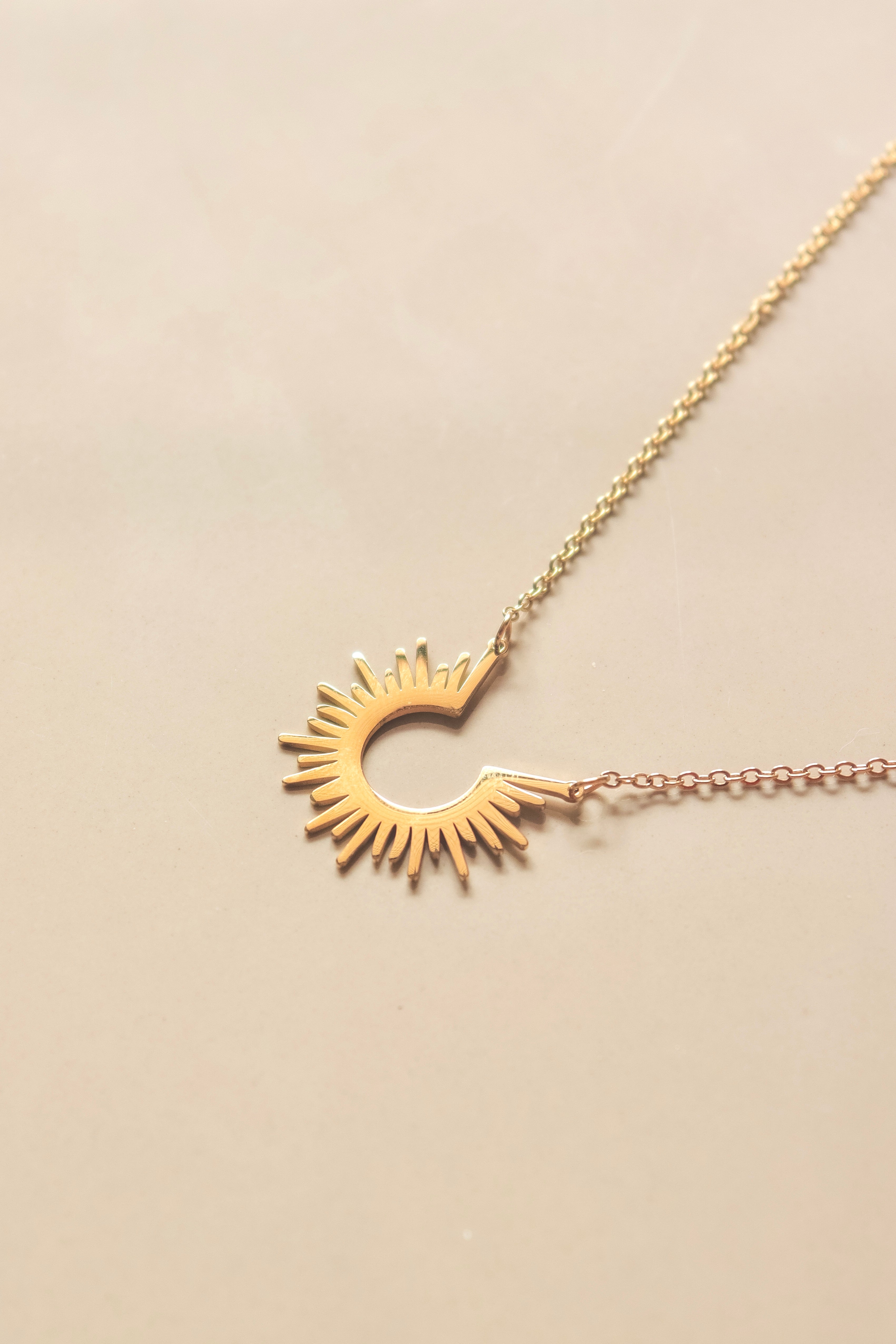 Modern Sun Necklace