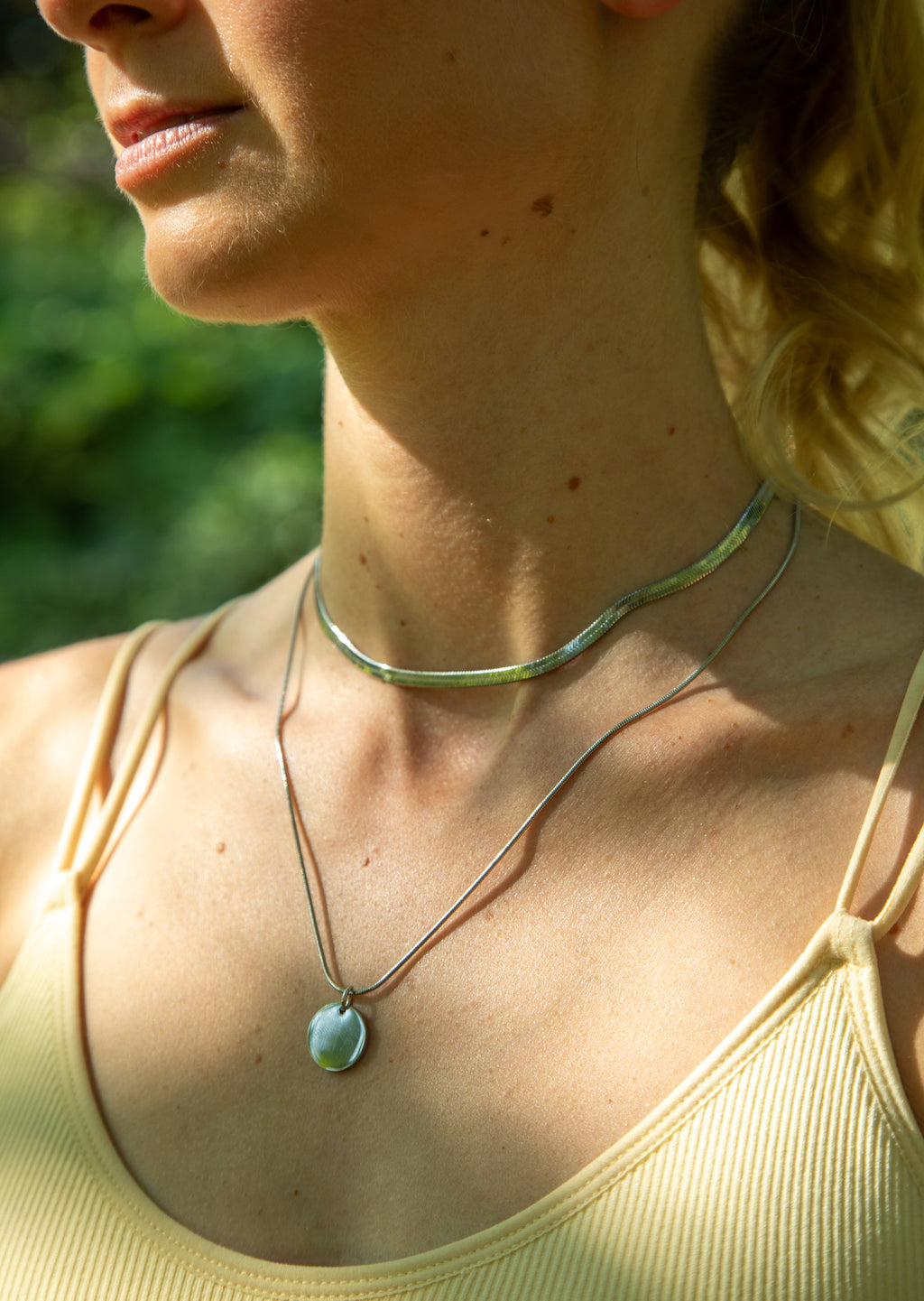 Layered Disc Necklace
