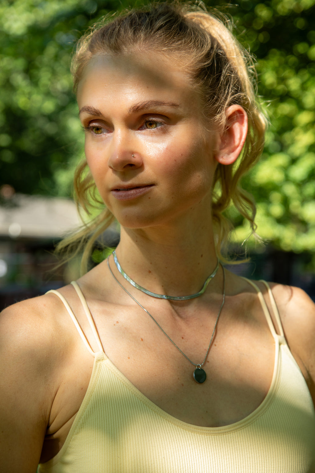 Layered Disc Necklace
