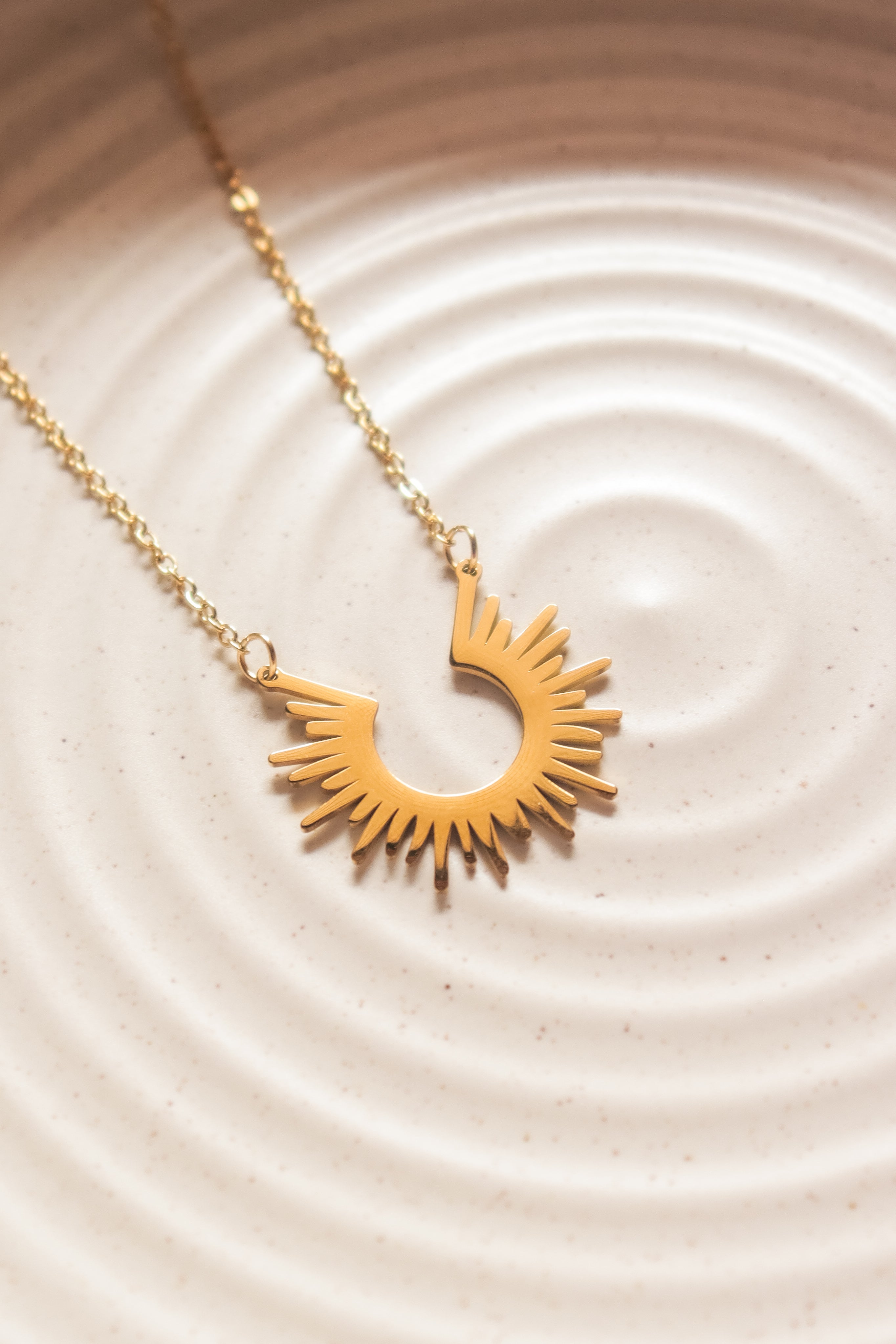 Modern Sun Necklace